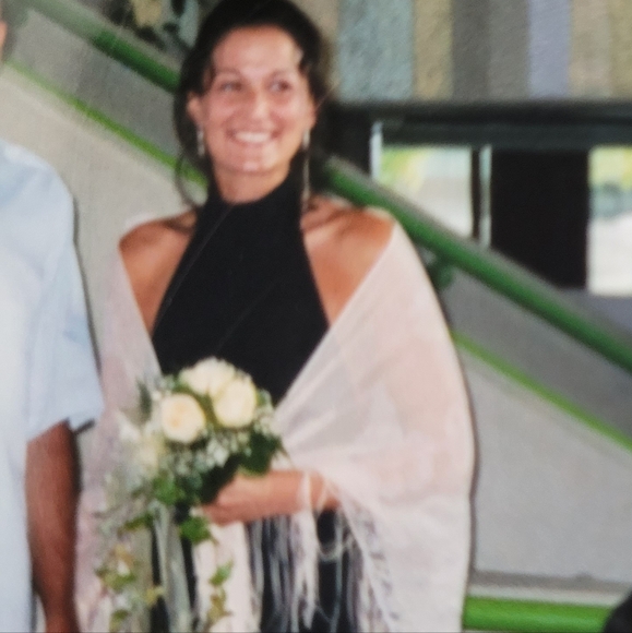 MOSCHINO DESIGNER TURTLENECK OPEN BACK SEMI SHEER DRESS - Picture 3 of 12